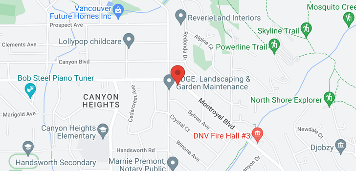 map of 783 MONTROYAL BOULEVARD